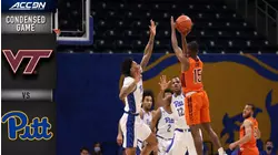 Virginia Tech vs. Pitt Condensed Game | 2020-21 ACC Men's Basketball