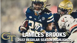 LaMiles Brooks 2022 Regular Season Highlights | Georgia Tech DB
