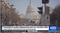 Federal workers miss first full paychecks as shutdown becomes second-longest in US history