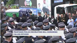 Police recruiting bill proposed in remembrance of fallen NYPD officer