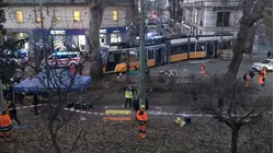 Milan tram derails during rush hour
