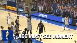 Duke's Mark Williams With A 2-Handed Power Slam | ACC Must See Moment