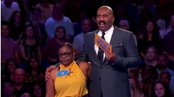 JJ gropes Steve Harvey! | Family Feud