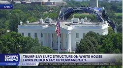 Trump says UFC structure on White House lawn could stay up permanently