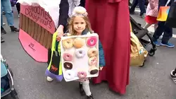 Families gather at Washington Square Park for Children's Halloween event