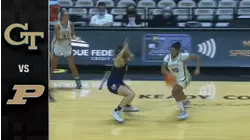 Georgia Tech vs. Purdue Women's Basketball Highlights (2021-22)