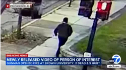 Brown University shooting: Police release video of 'person of interest' as manhunt continues