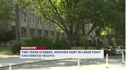 2 teens stabbed, another beaten during brawl at high school in Kingsbridge Heights