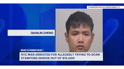 NYC man arrested in alleged $15K senior scam in Stamford