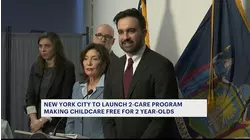 Hochul and Mamdani unveil free child care plan in New York City