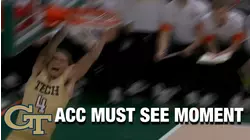 Georgia Tech's Jordan Usher Finishes The Break At The Rim | ACC Must See Moment