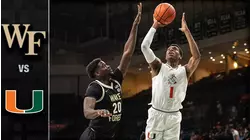 Wake Forest vs. Miami Men's Basketball Highlights (2021-22)