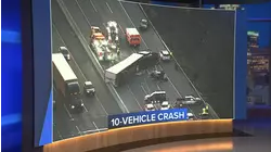 10-vehicle crash ties up traffic on NJ Turnpike in Mt. Laurel
