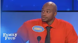 Shake it off, Romell! | Family Feud