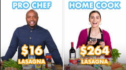 $264 vs $16 Lasagna: Pro Chef & Home Cook Swap Ingredients