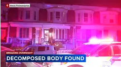 Decomposed body found inside doorway of home in West Philadelphia