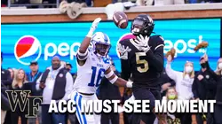 Wake Forest's Sam Hartman & Jaquarii Roberson Air It Out Early vs. Duke | ACC Must See Moment