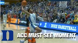 Cameron Goes Crazy Over Duke's Wendell Moore Jr.'s Dunk | ACC Must See Moment