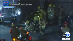2 motorcyclists killed in separate crashes on SoCal freeways, another gets pinned under semitruck
