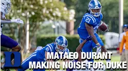 Duke RB Mataeo Durant Making Noise For Duke