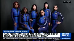 Katy Perry, Gayle King among 6 women set for lift-off on Blue Origin spaceflight