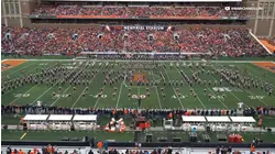 U of I marching band taking part in Metallica challenge