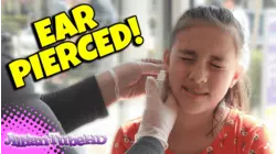Jillian Gets Her Ears Pierced!