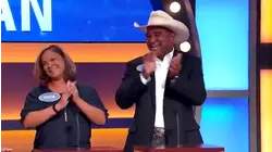 YEEHAW! Steve Harvey meets genuine cowboys! | Family Feud