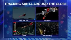 NORADS's high-tech operation tracking Santa's trip around the world