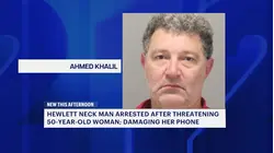 Hewlett Neck man arrested for allegedly shoving and threatening woman