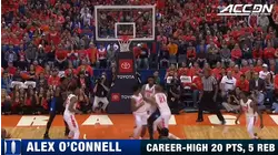 Duke's Alex O'Connell Has Career Night Against Syracuse