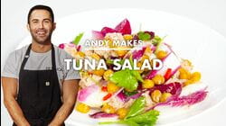 Andy Makes Tuna Salad with Crispy Chickpeas