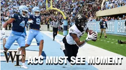 Sam Hartman & Jaquarii Roberson Connect On Beautiful Touchdown | ACC Must See Moment