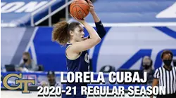 Lorela Cubaj 2020-21 Regular Season Highlights | Georgia Tech Forward