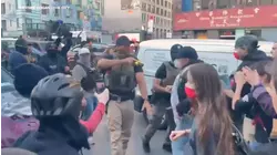 Federal agents carry out joint ICE crackdown on illegal vending on Canal Street