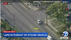 LA chase comes to an end in San Fernando Valley; 3 in custody