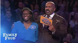 Dee's got her eye on Fast Money! | Family Feud