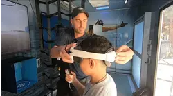 Students experience U.S. Navy careers through virtual reality
