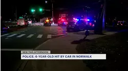6 year-old boy struck by vehicle in Norwalk