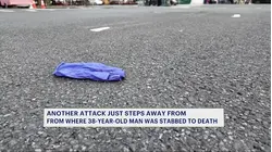 Man stabbed in the back in Crown Heights steps from fatal attack the night before