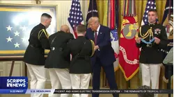 Trump awards Medal of Honor to three US servicemembers