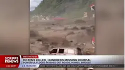 Hundreds missing after deadly flash floods in Nepal and China