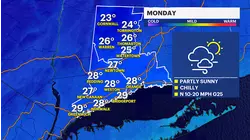 BITTER BLAST: Morning snow chance in Connecticut; frigid temps move in
