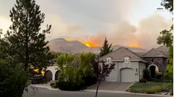 Fast-Moving Hawk Fire Forces Evacuations in Nevada