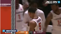 Virginia Tech's Justin Robinson Recipient Of Classy Gesture On Senior Night