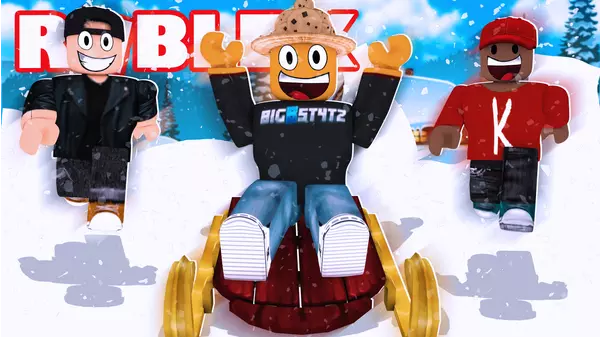 Ice Sled Race! L Roblox Epic Mini Games L Bigb Plays #16 - Kartoon ...