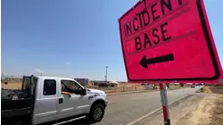 Garnet Fire command post officially moves in to Harlan Ranch in Clovis