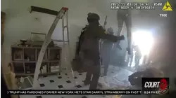 Barricaded Suspect Falls Through Ceiling