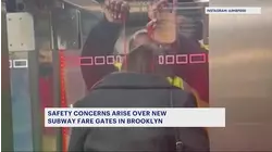 Safety concerns arise after reported incidents where subway riders get trapped in new fare gates