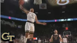 Georgia Tech's Jordan Usher Cocks Back Power Slam